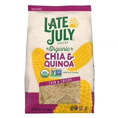 Organic Thin And Crispy Tortilla Chips With Chia Quinoa • £54.24