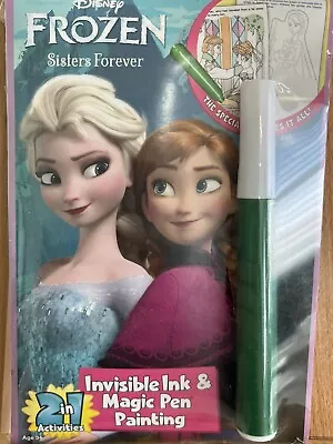 Disney Frozen Sisters Forever Invisible Ink 2-In-1 Activities Magic Pen Painting • $6.99