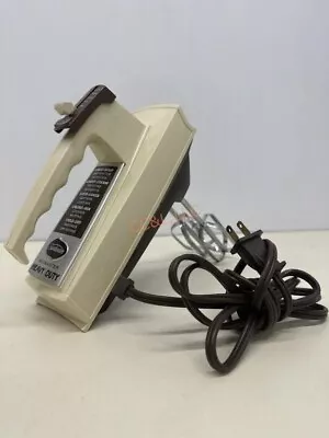 Vintage Sunbeam Heavy Duty Burst Of Power Mixmaster Electric Hand Mixer 5 Speed • $19.99