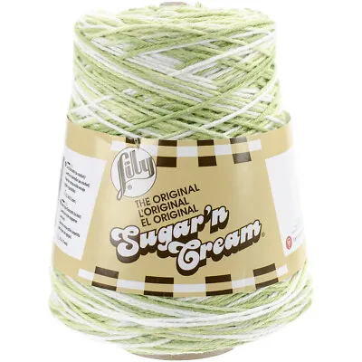 Lily Sugar'n Cream Yarn Cones-Key Lime Pie 103002-02713 • £20.62