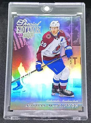 Nathan MacKinnon RARE FOIL REFRACTOR INVESTMENT CARD SSP UPPER DECK AVALANCHE • $29.99