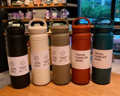$9.99 • Buy 480ml Stainless Steel Water Bottle Insulated Sports Drink Travel Flask Bottle