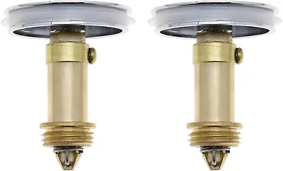 2Pcs Bathroom Sink Drain Plug Stopper 38Mm Basin Pop Up Click Clack Plug  Brass  • $23.99