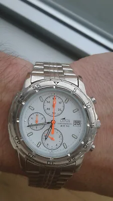 Lotus 9610 Chronograph 50m W. R. Vintage Collection Watch NOS Montre Uhr Watch • £143