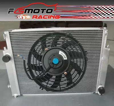 Aluminum Radiator+Fan For BMW E36 M3 323 IC/IS 325I/IC/IS 328I/IC/IS 1992-1999MT • $170