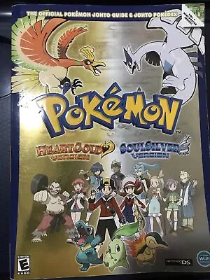 $60 • Buy The Official Pokemon Johto Guide & Johto Pokedex Heartgold Soulsilver Version 