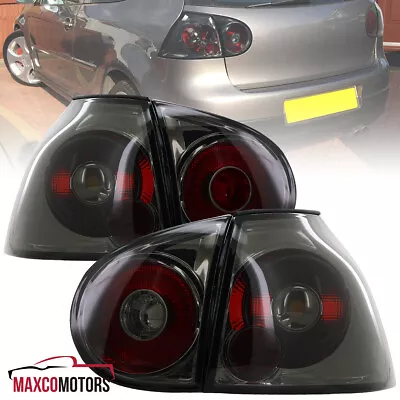 $93.49 • Buy Smoke Tail Lights Fits 2006-2009 Volkswagen Golf GTI MK5 Brake Lamps Left+Right