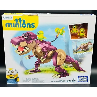 Mega Bloks Minions Movie Dino Ride W/2 Figures CPC51  New In Box • $70