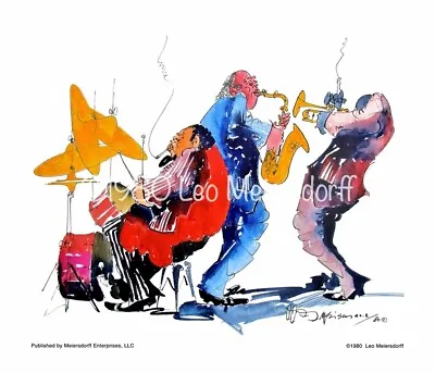  Jazz Trio  A Print By Leo Meiersdorff® • $50