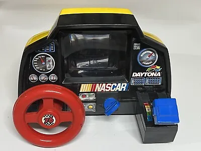 Vintage Blue-Box Nascar Dashboard Electronic Driving Toy Game • $180