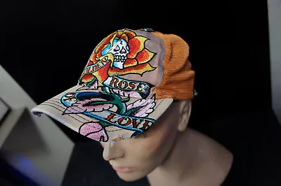 Ed Hardy X Christian Audigier Tattoo Art Cap Mesh Panel Trucker Hat • $26