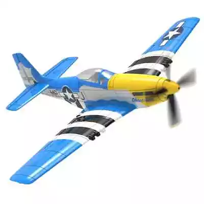 VolantexRC RTF Mustang P-51D V2 EPP 400mm Wingspan 2.4G 4CH RC Airplane WW2 • $103.99