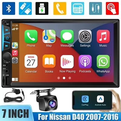 For Nissan Navara Patrol 7  Car Stereo Apple CarPlay Bluetooth Radio Head Unit • $139.96