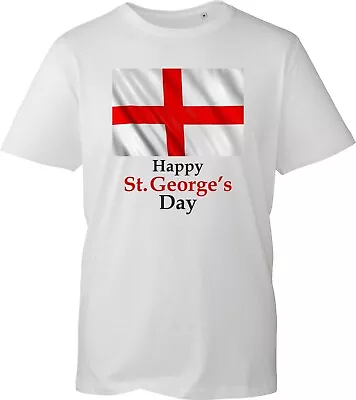 St George's Day T-Shirt England Flag Tee  Religion Knight English Proud UK • £8.99