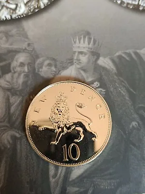 £6.72 • Buy 1972 ROYAL MINT PROOF TEN PENCE COIN - None Issued For Circulation - SCARCE