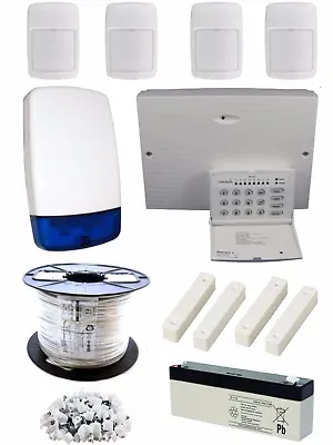 £219.99 • Buy Texecom Veritas R8 LED Wired Burglar Alarm PRO Kit, 4 PIRs With Look Down Zone
