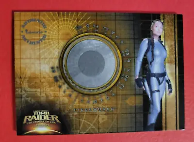 Angelina Jolie Tomb Raider Lara Croft Worn Silver Wet Suit Costume Relic Card 03 • £77.09