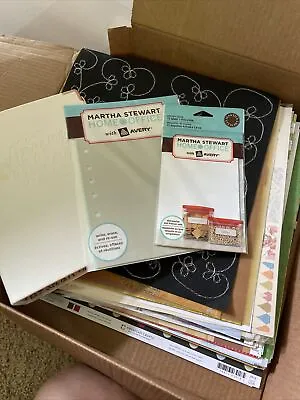 Martha Stewart Home Office Set And A Ton Of Scrapbooking Pages  • $26.88