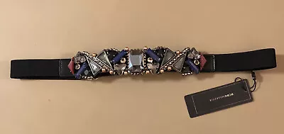 Bcbg Maxazria Multi Gem Stone Elastic Waist Belt • $24.99