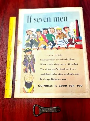 £48 • Buy Rare Guinness Advertising Lot- 1952