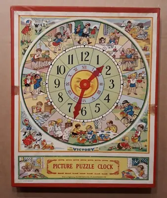  Victory  Picture Puzzle Clock. Series No. 76. With Box. Made In England. • $19.99