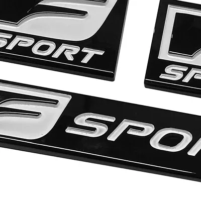 3Pc Trunk Fender Side Bumper Badge F-Sport Fsport Emblem For IS250 350 GS35 450 • $15.99