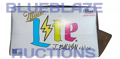 J.Balvin Miller Lite Beer (15) Empty Aluminum Bottles 16oz Limited Edition NEW!! • $15.99