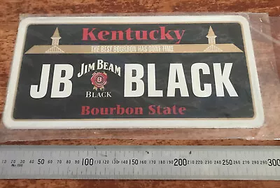 Jim Beam Black Novelty Number License Plate  1999 Issue MANCAVE • $24.90