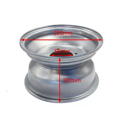 8 Inch Front Rim 4 ATV Quad Bike Dune Buggy Ride On Mowers Go Kart Rear Trailer • $35.05