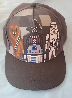 Star Wars Digitalized Chewbacca R2-D2  VaderStormtrooper Youth Snapback Hat • $12.98