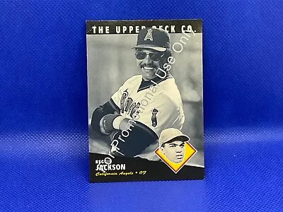 P511   REGGIE JACKSON 1994 Upper Deck B.A.T. Rare PROMO Dealer SAMPLE Card #44 • $2.25