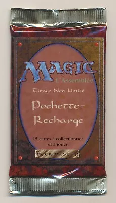 MTG Magic The Gathering FRENCH FWB Revised 3rd Booster Pack FACTORY SEALED!! • $369.99