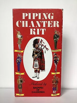 Scottish Piping Chanter Kit Bagpipes Of Caledonia Beginning Vintage New Open Box • $12.99