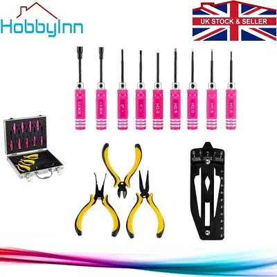 £34.99 • Buy 13in1 RC Tools Kit Screwdrivers Pliers Cutter Ball Link Plier Helicopter Pitch