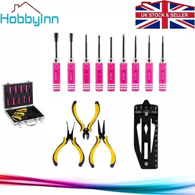 £34.99 • Buy 13in1 RC Tools Kit Screwdrivers Pliers Cutter Ball Link Plier Helicopter Pitch