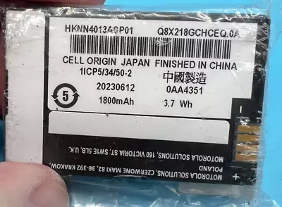 Motorola Solutions HKNN4013A CLP High Capacity Li-lon Battery Kit • $21.84