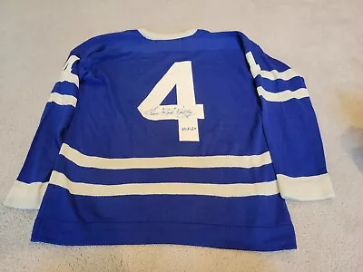 Hof Red Kelly Signed Toronto Maple Leafs Throwback Jersey • $149.95