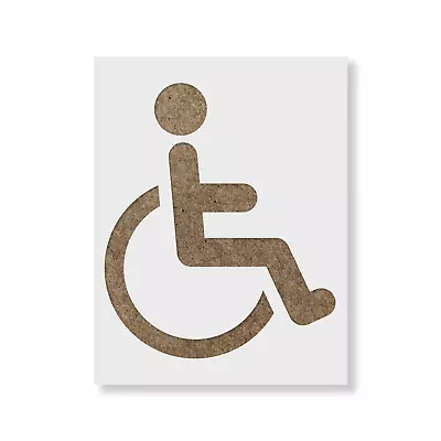 Handicap Symbol Stencil - Durable & Reusable Mylar Stencils • $5.99