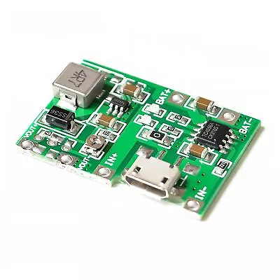 Battery Charger Board 18650 Lithium Li-ion 3.7V 4.2V Boost Module TP4056 -UK • £3.75