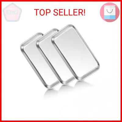 Medical Tray Stainless Steel (3 Pack) Dental Lab Instruments Surgical Metal Tra • $13.40