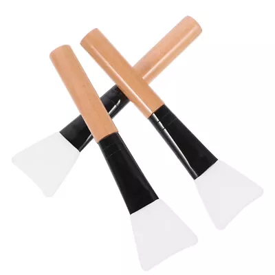  3 Pcs Salon Facial Brush Face Mask Applicator Miss Tool Cosmetic • £8.59