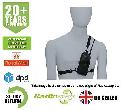 Cordura Body Harness & Carry Case Fits Tritan Two Way Radio • £22.95