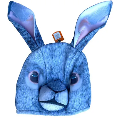 Hyde And Eek Mask Adult Gray Soft Halloween Large Rabbit Head Costume Cosplay • $8
