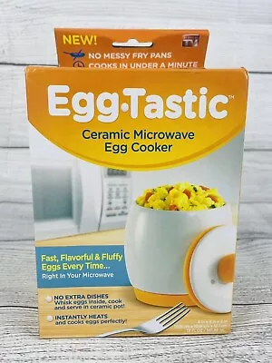 Egg-Tastic Microwave Egg Cooker & Poacher For Fast & Fluffy Eggs EggTastic NEW! • $12.95