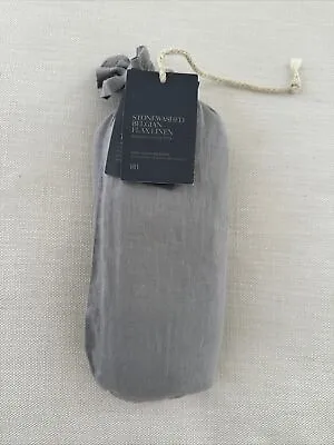 NWT  Restoration Hardware Stonewashed Flax Linen King Lounger OG $185 • $74