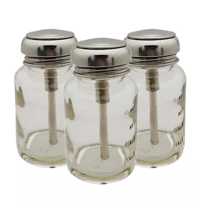 £19.97 • Buy 3x   Flip   Pump Dispenser Bottle For Alcohol Nail Polish Remover