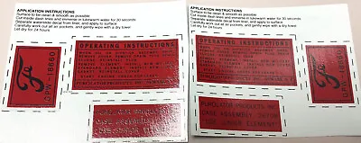 WWII Ford GPW Engine Purolator Decal Kit GPW GPA • $5