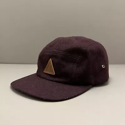 Macpac 5-Panel Cap Hat Purple Wool Blend Camper Adjustable Size New Free Postage • $24.95
