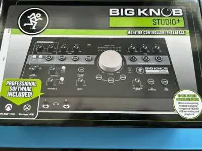 Mackie Big Knob Studio+ 4x3 Studio Monitor Controller With USB I/O + Software • £255