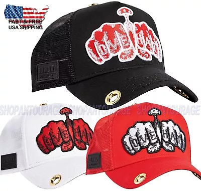 Red Monkey Love Hate RM1416 Limited Edition Unisex Trucker Hat Cap | 3 Colors • $39.99